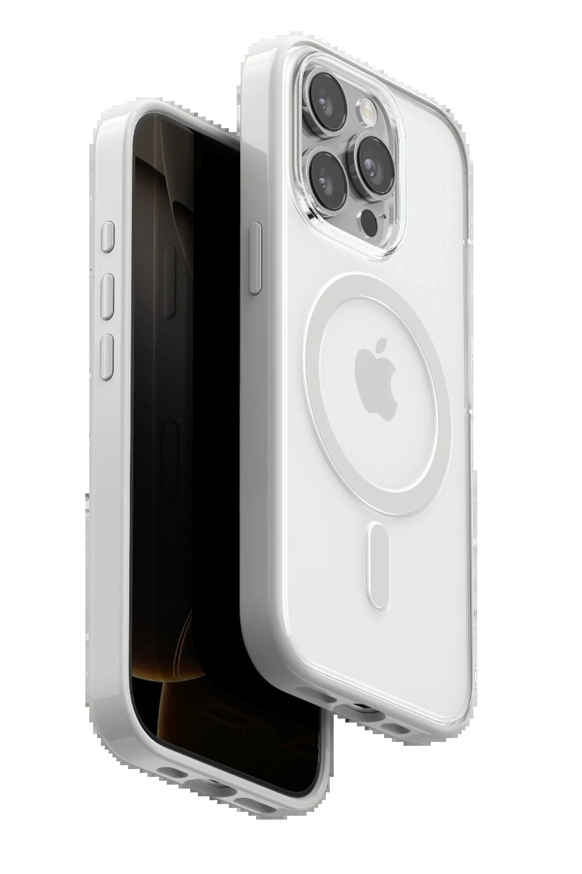 Apple iPhone 15 Pro Max Joly Magsafe Kapak - Beyaz-(5796)