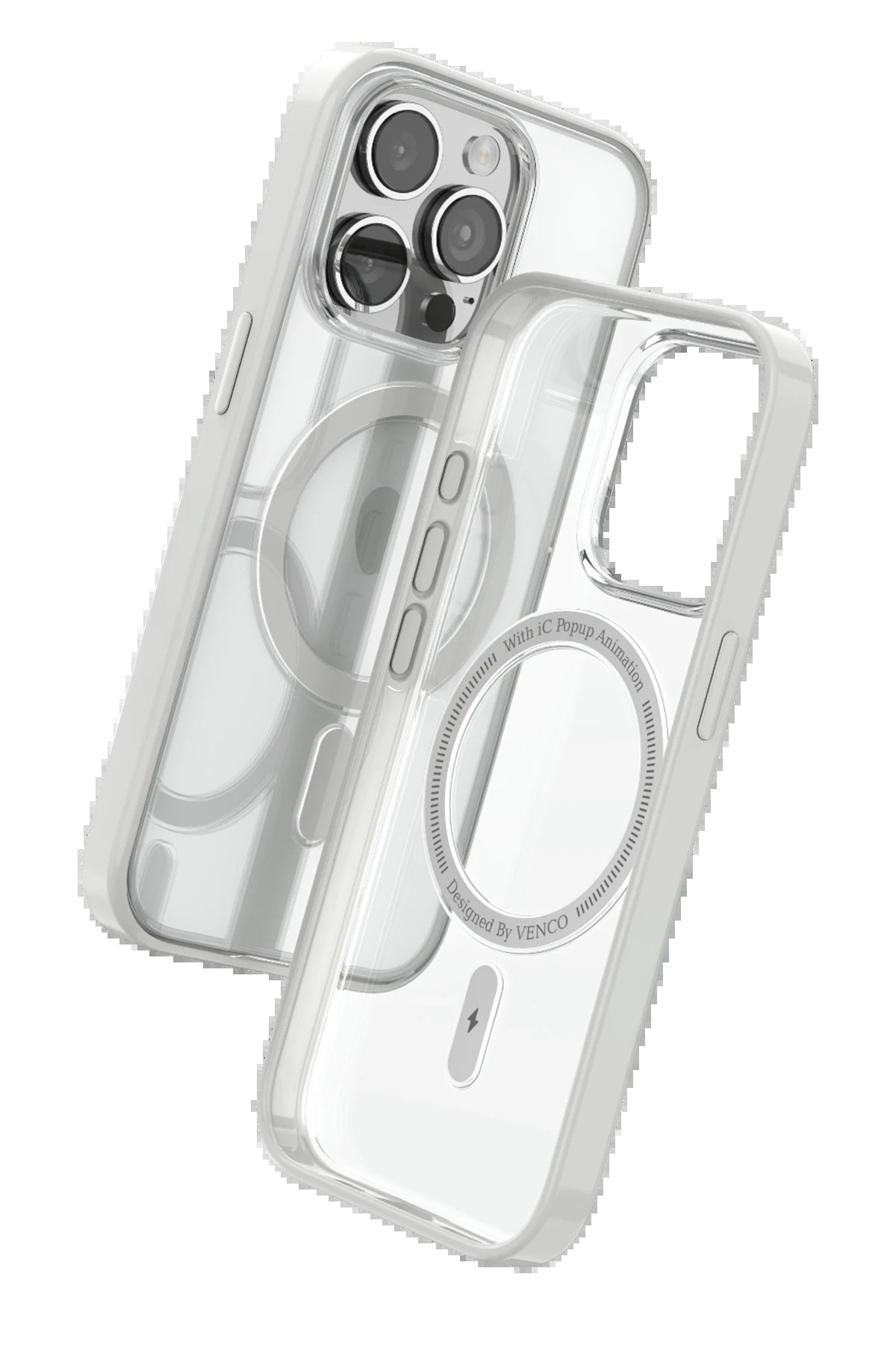 Apple iPhone 15 Pro Max Joly Magsafe Kapak - Beyaz-(5796) - Görsel 2