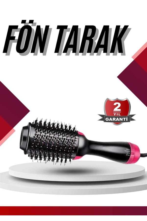 Fön Tarak 1200 W Saç Şekillendirici Saç Düzleştirici Saç Kurutma - Görsel 2