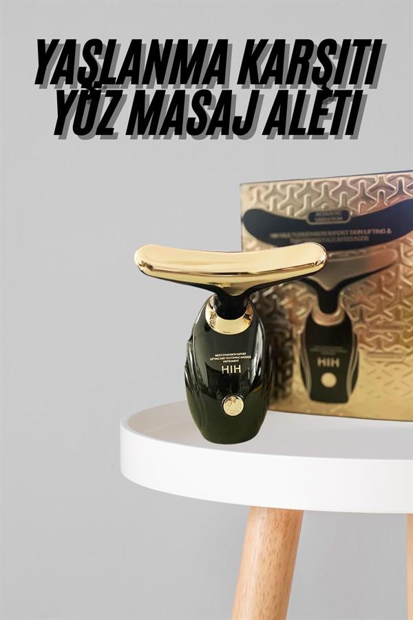 Yüz Masaj Aleti Boyun ve Yüz EMS Güzellik Cihazı Cilt Sıkılaştırma Cilt Gençleştirme Cihazı - Görsel 2
