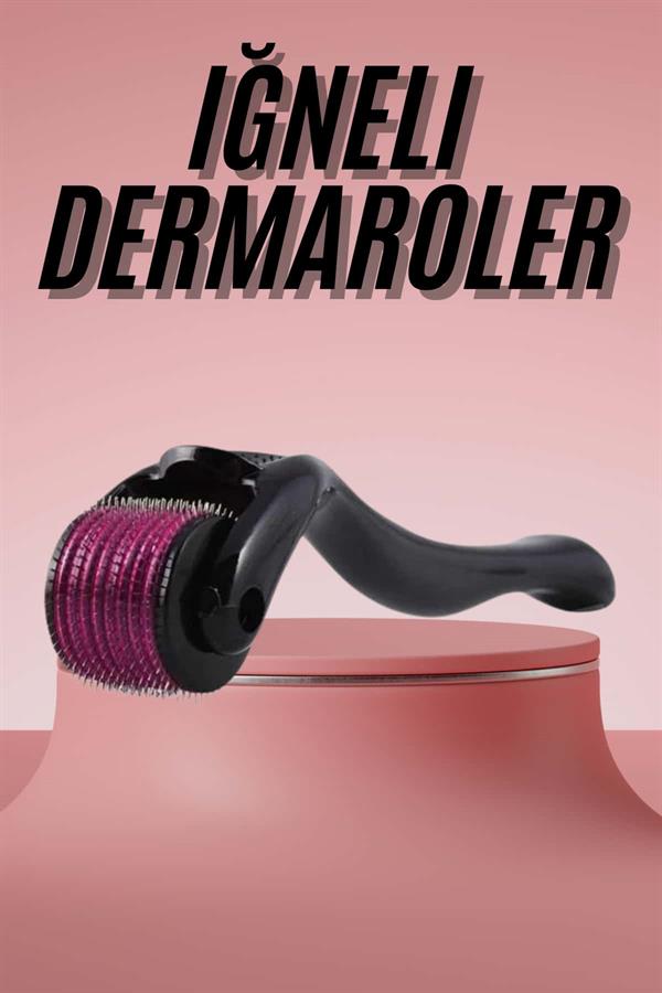 Derma Roller Titanyum Uçlu 540 İğneli 1 Mm Saç Sakal Çıkarma Ve Cilt Bakım Masaj Aleti - Görsel 2