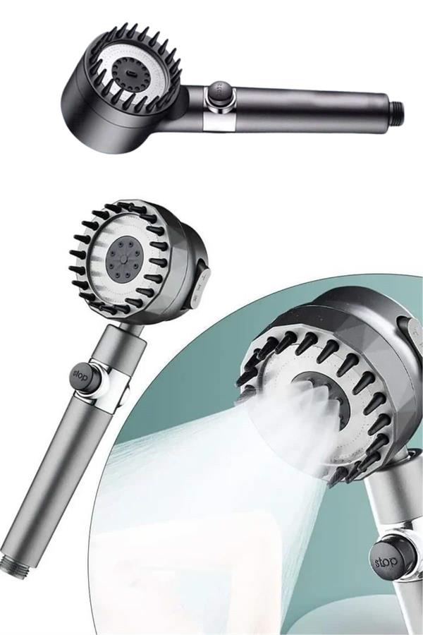 Yeni Nesil Masaj Etkili Duş Başlığı Su Basınçlı Tazyikli Özel - Görsel 4