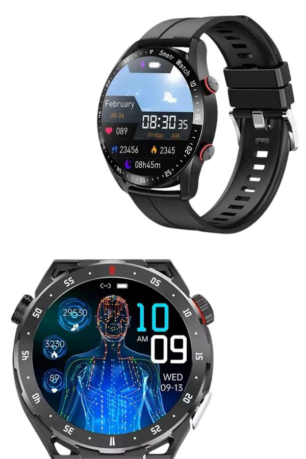 Akıllı Saat Yeni Model Sesli Asistan Bildirim Görme Bluetooth Bağlantılı Müzik Dinleme - Görsel 4