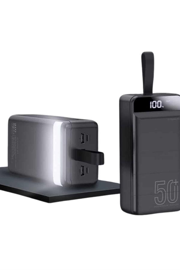 Powerbank Çoklu Şarj Girişi 50.000 Mah Taşınabilir Dijital Göstergeli - Görsel 3