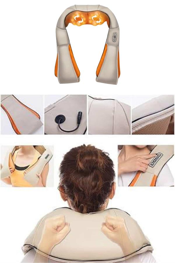 Ovmalı Masaj Aleti Boyun Sırt Ağrıları İçin Masaj Aleti - Görsel 4