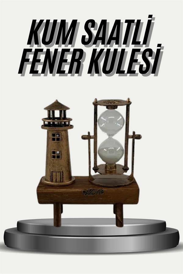 Eyfel Kulesi ve Deniz Feneri Dekoratif Masa Biblosu Hediyelik - Görsel 2