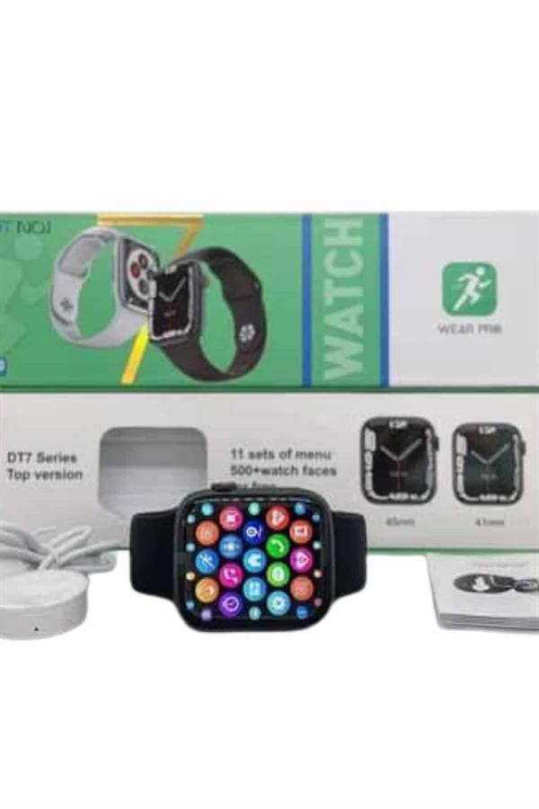 Akıllı Saat Wireless Şarj Yüksek Çözünürlüklü Müzik Dinleme Sesli Cevaplama - Görsel 3