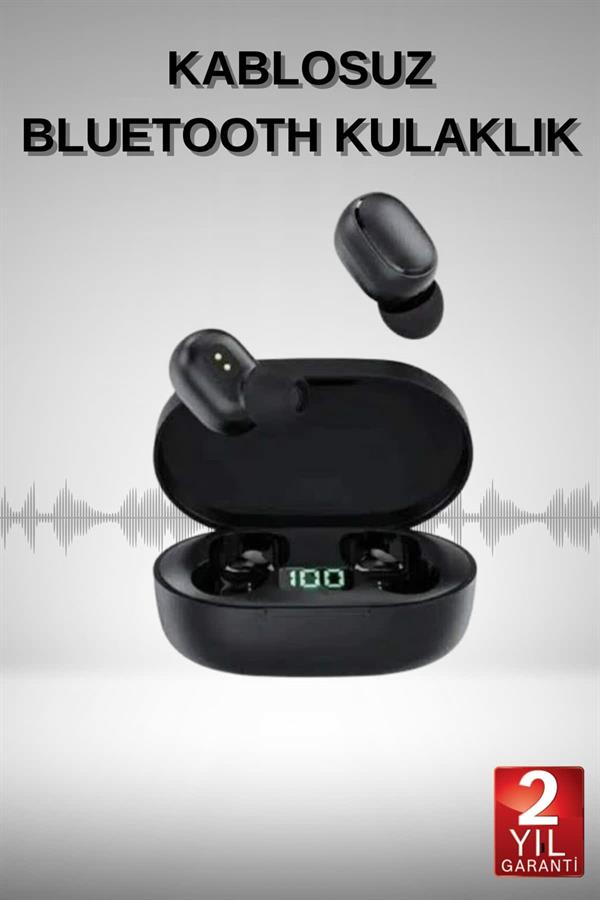 Bluetooth Kulaklık Dijital Göstergeli Yüksek Ses Kaliteli Uzun Pil Ömrü - Görsel 2