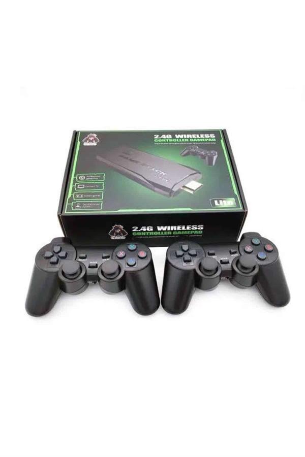 Çift Kollu 2.4g kablosuz Retro 4k Game stick 3500 oyun atari HD Görüntü Kalitesi - Görsel 5