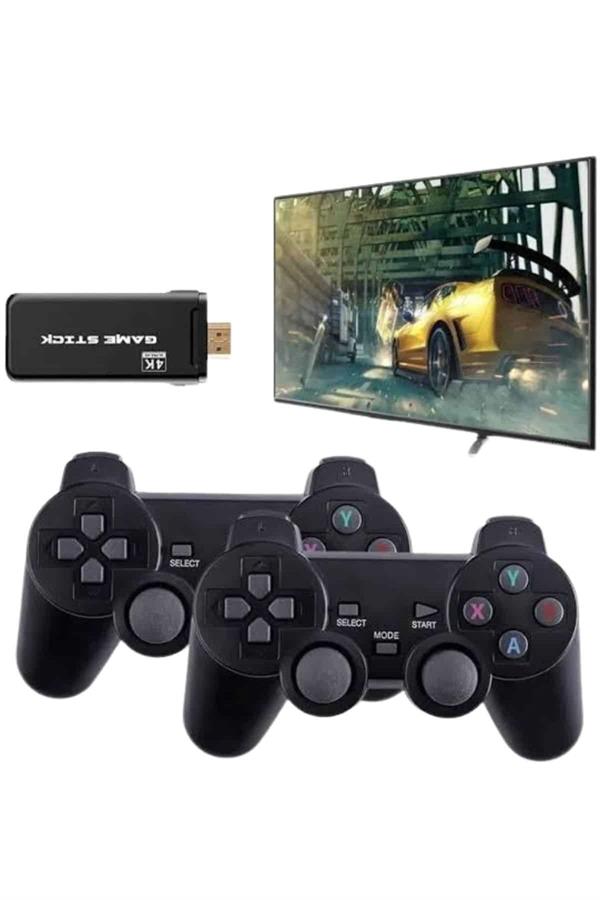 Game Stick El Atarisi 2.4g Kablosuz Çift Kol Oyunlar 4k Game Stick 3500 Oyunlu Atari Uyumlu - Görsel 5