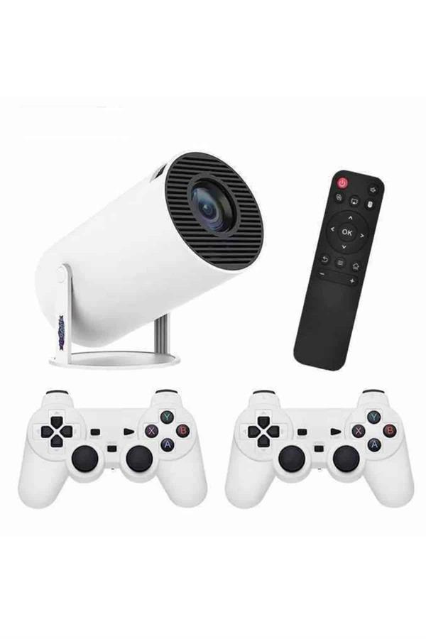 Ayaklı Oyun Projeksiyonu Çift Kollu Taşınabilir Sinema Projektörü - Görsel 4