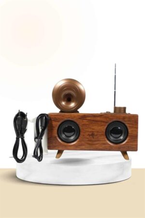 Nostaljik Radyo Bluetooth Bağlantılı Şarjlı Yüksek Ses Kaliteli
