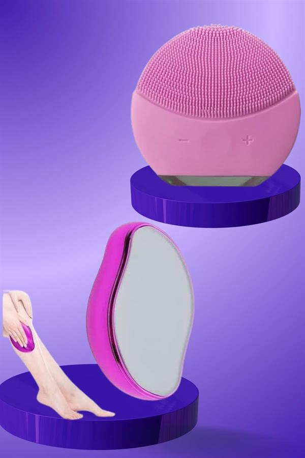 Crystal Eraser Epilasyon Aleti ve Titreşimli Yüz Temizleme Masaj Aleti - Görsel 4