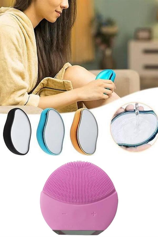 Crystal Eraser Epilasyon Aleti ve Titreşimli Yüz Temizleme Masaj Aleti - Görsel 5
