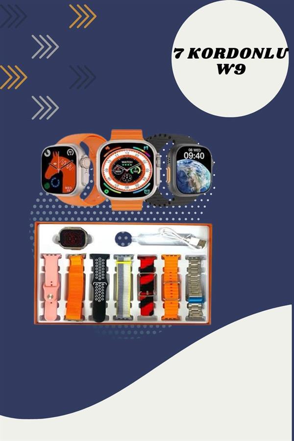 7 Kordonlu Akıllı Saat Ve Yeni Nesil Kulaklık Dokunmatik Ekran Android ve İOS Uyumlu - Görsel 5