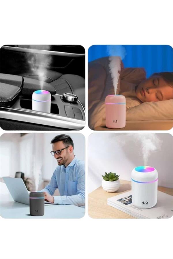 Sevgiliye Hediye Led Işıklı Hava Nemlendirici USB Şarjlı Sevgiliye Özel - Görsel 4