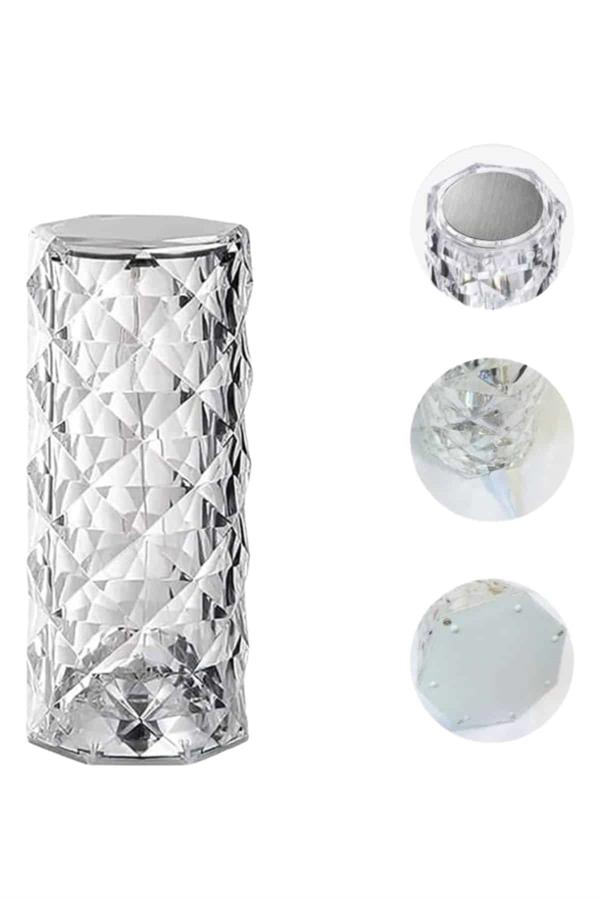 Sevgililer Gününe Özel Romantik Kristal Gece Lambası Sevgiliye Hediye - Görsel 4