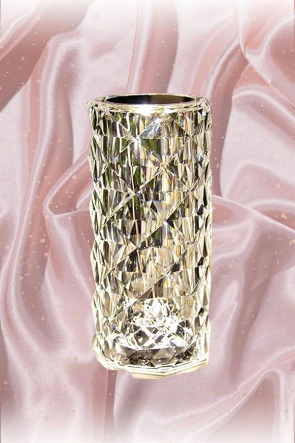Sevgililer Günü İçin Hediye Kristal Lamba Sevgiliye Hediye USB Şarjlı Gece Lambası - Görsel 4