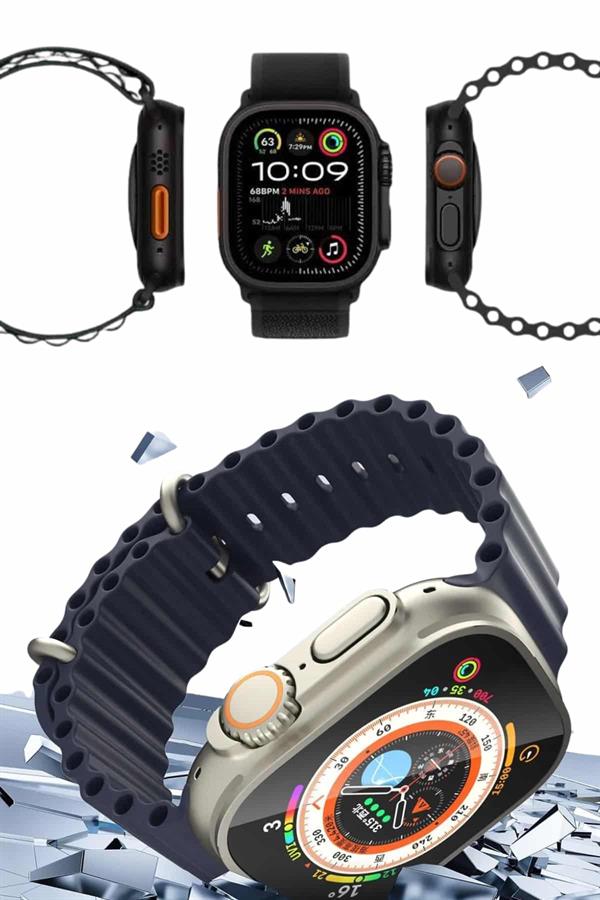 Akıllı Saat Sesli Görüşme Titreşimli GPS Bağlantısı Müzik Dinleme Sosyal Medya Bildirimleri - Görsel 3