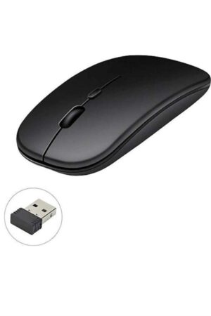 Kablosuz Mouse Fare Şarjlı Bluetooth Wireless Çift Modlu Sessiz