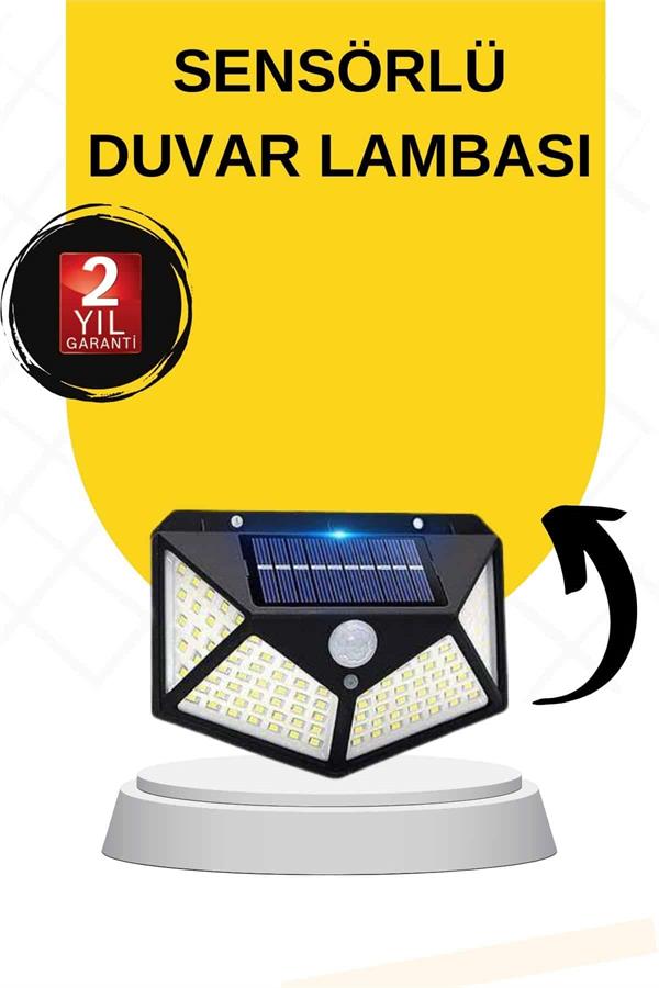 Güneş Enerjili Bahçe Lambası 100 Led Bahçe Lambası Bahçe Aydınlatma - Görsel 2