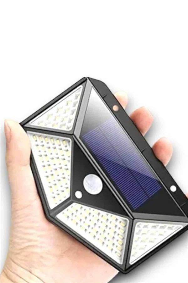 Güneş Enerjili Bahçe Lambası 100 Led Bahçe Lambası Bahçe Aydınlatma - Görsel 3