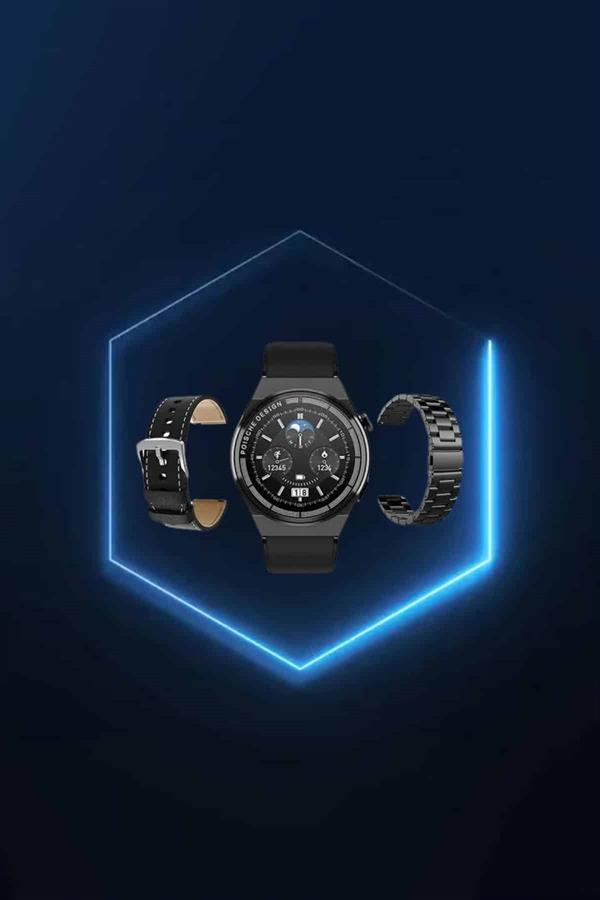 ANC Özellikli Bluetooth Kulaklık ve Amoled Ekran Akıllı Saat Uyku ve Sağlık Takibi Nabız Ölçer - Görsel 3