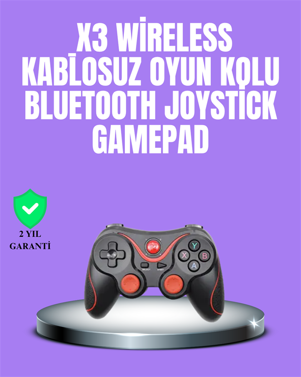 Android Uyumlu Gamepad X3 Game Stick Oyun Kolu Bluetooth Bağlantılı
