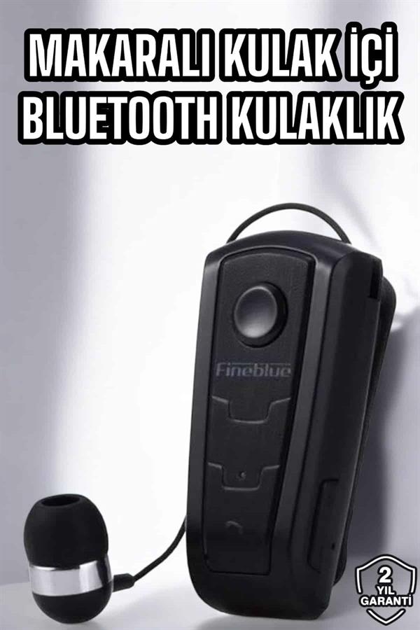 Makaralı Bluetooth Kulaklık Çağrı Cevaplama Kablolu Uzun Pil Ömrü - Görsel 2