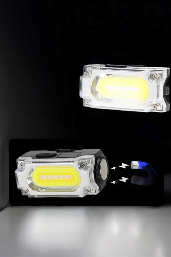 Kafa Lambası Led Fener Pratik Taşınabilir Ayarlanabilir USB Şarjlı - Görsel 4