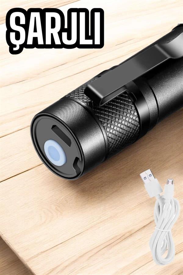 Işıldak El Feneri Kamp Lambası Mini Taşınabilir Acil Durum Lambası Fener Led Işık - Görsel 5