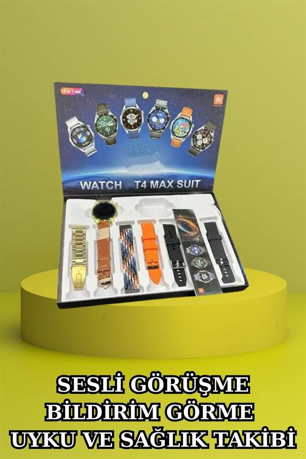 3.Nesil TWS Bluetooth Kulaklık Bluetooth Bağlantılı Akıllı Saat Amoled Ekran Plastik Hasır Kordon - Görsel 4