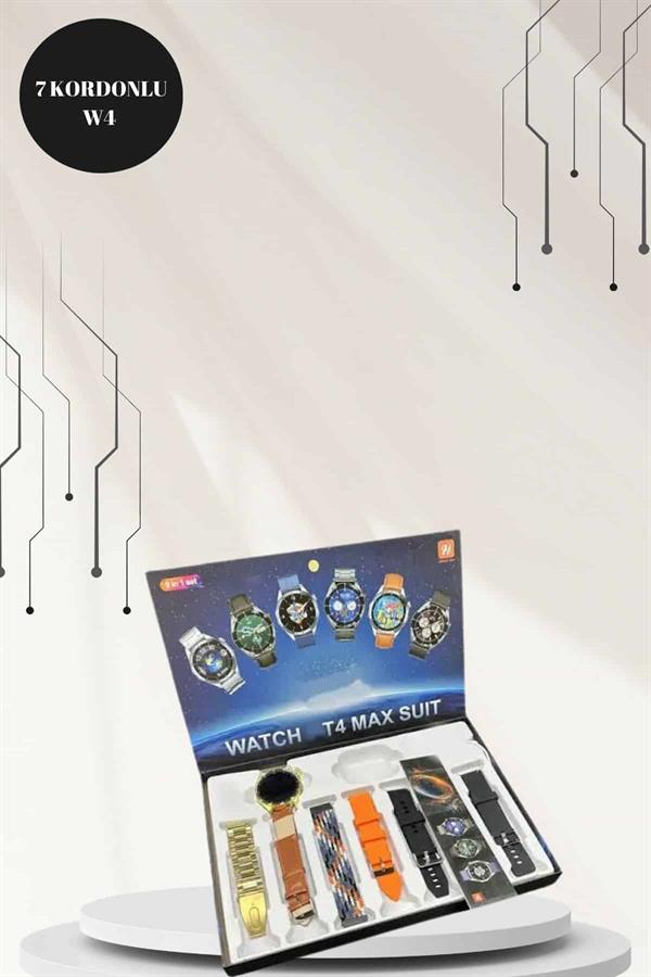 Powerbank Bluetooth Kulaklık Ve Akıllı Saat 7 Kordonlu Metal Kordon Plastik Kordon - Görsel 5