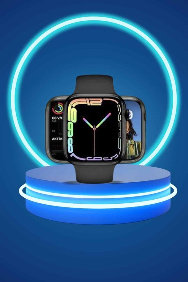 Yeni Nesil Akıllı Saat ve Ucuz Kaliteli Bluetooth Kablosuz Kulaklık Amoled Ekran - Görsel 5