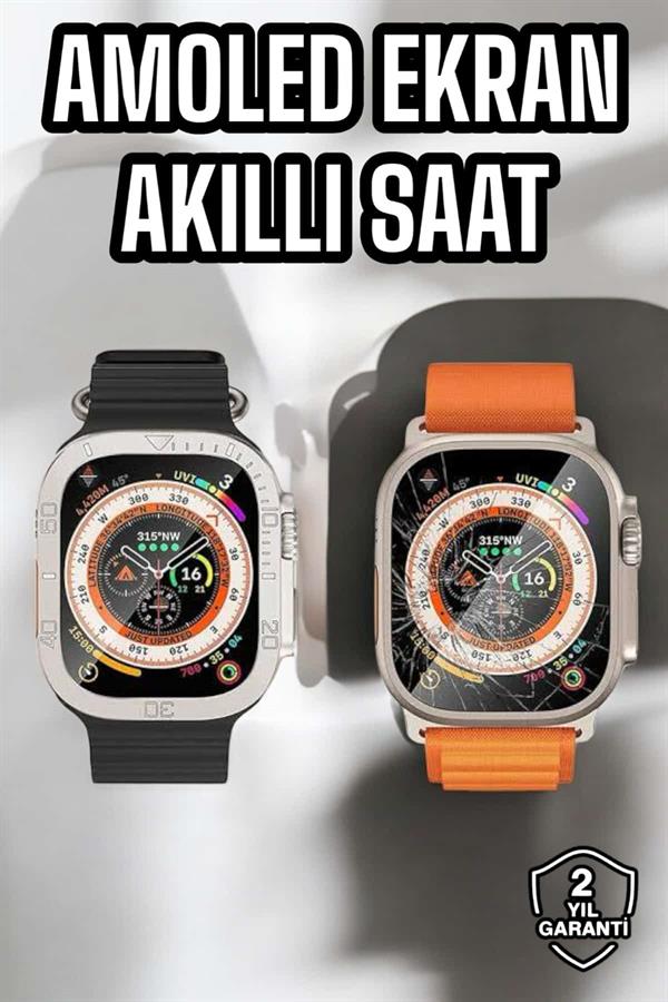 Akıllı Saat NFC ve GPS Uyumlu Uyku ve Sağlık Takibi Sesli Görüşme - Görsel 2