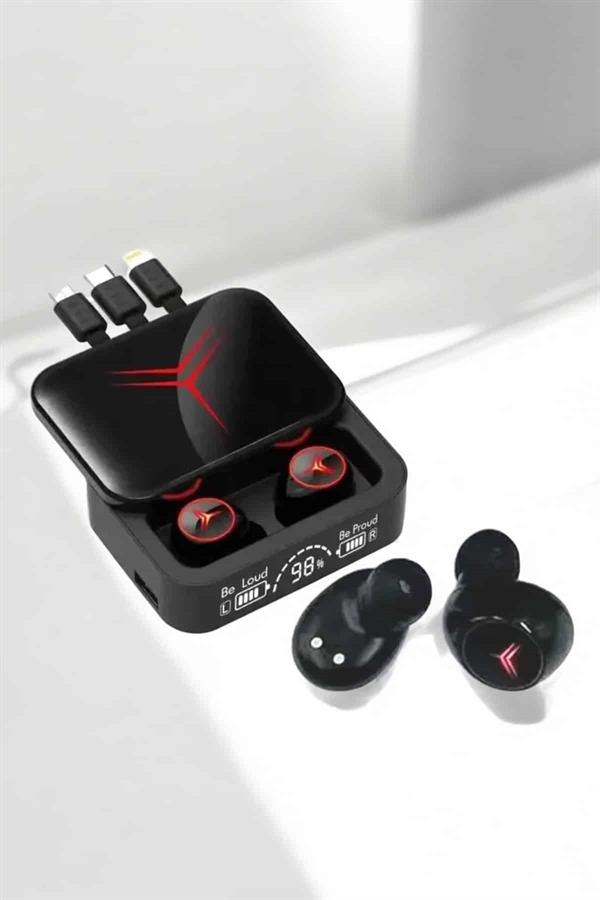 Ucuz ve Kaliteli Bluetooth Kulaklık TWS Çoklu Şarj Girişi Yüksek Ses Kaliteli - Görsel 4