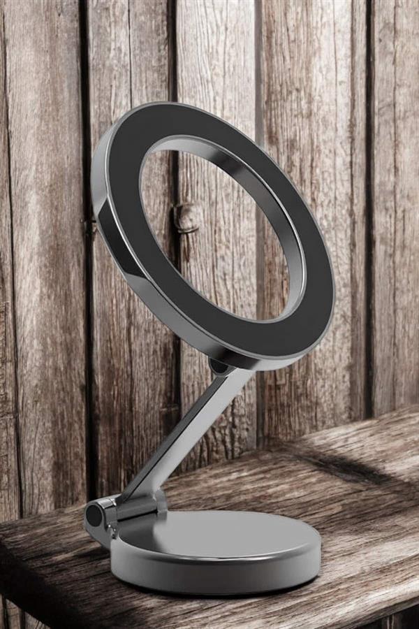 Telefon Tutucu Tüm Arabalara Uyumlu Araç İçi Katlanabilir Manyetik Tasarım - Görsel 5