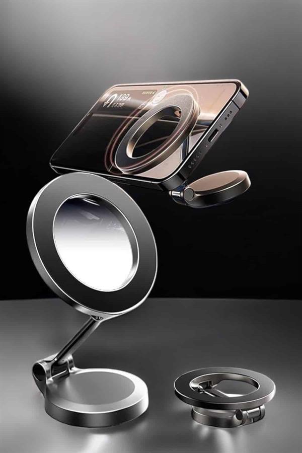 Araç İçi Telefon Tutacağı Manyetik Tasarım Ayarlanabilir - Görsel 4