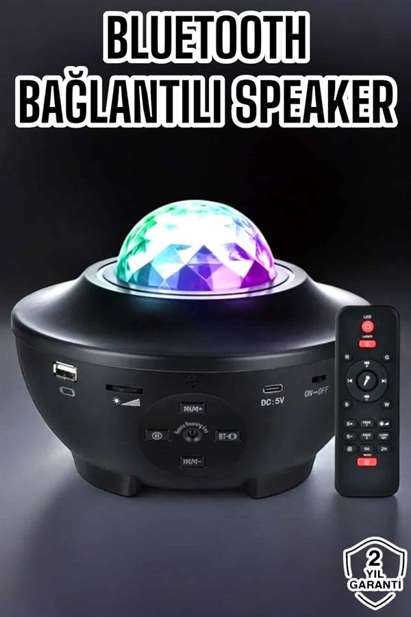 Yıldızlı gökyüzü Projektörü Uzaktan kumandalı Çocuklara Özel Şarjlı - Görsel 2