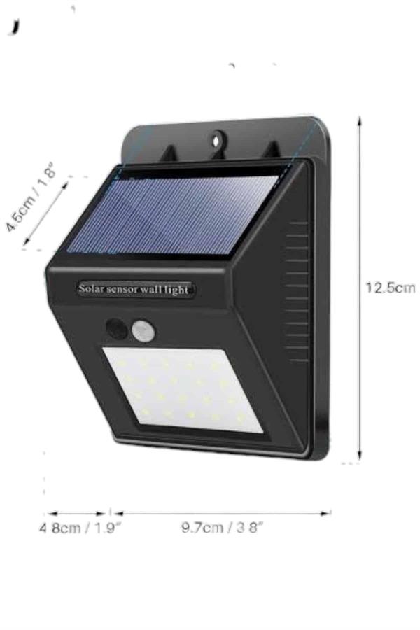Solar Güneş Enerji Panelli Sensörlü Lamba Enerji Tasarruflu - Görsel 3