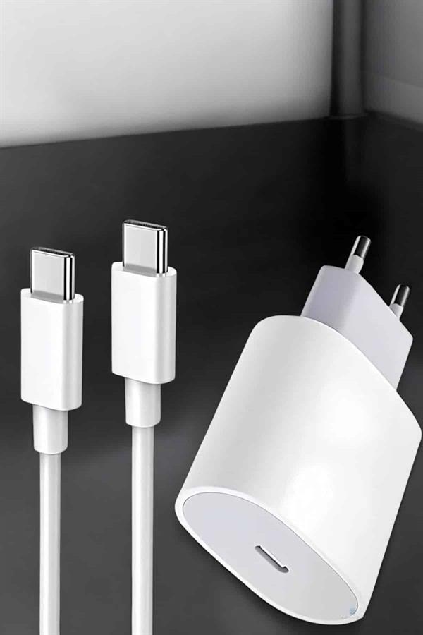 Şarj Aleti İOS 15/15 Pro Max Uyumlu Şarj Adaptörü ve Kablosu - Görsel 4