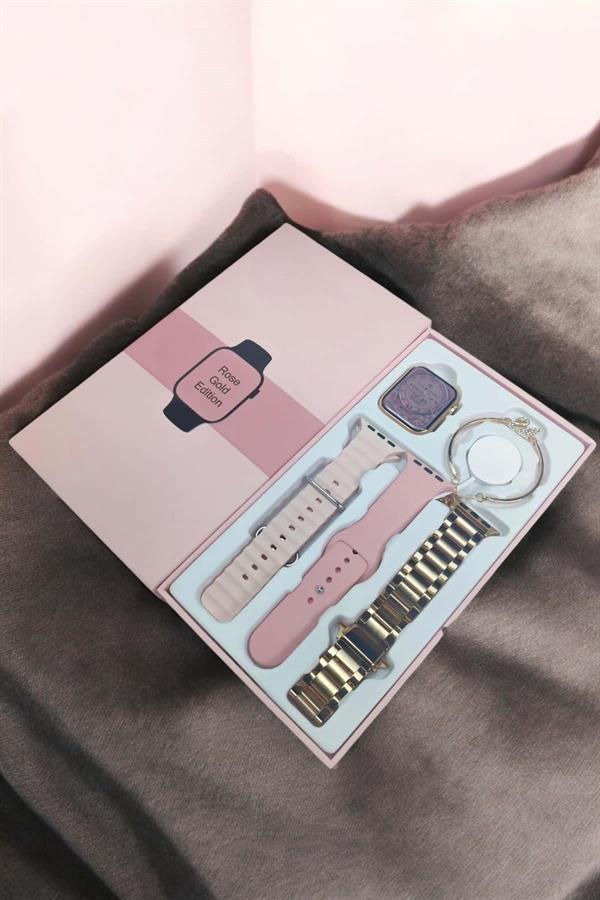 Akıllı Saat Sesli Görüşme Bildirim Görme Uyku ve Sağlık Takibi - Görsel 5