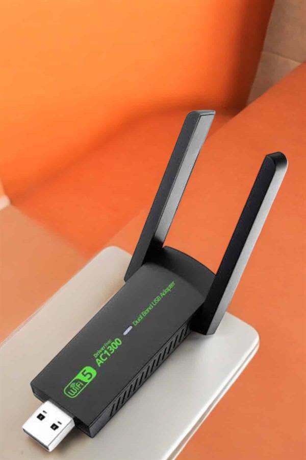 Wifi Adaptör Çift Bantlı Kablosuz Wifi Adaptörü - Görsel 3
