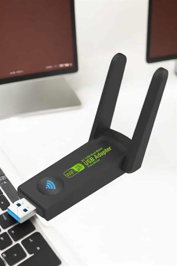 Wifi Adaptör Çift Bantlı Kablosuz Wifi Adaptörü - Görsel 4