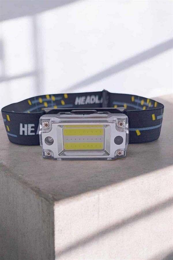 Şarjlı Kafa Feneri Suya Dayanıklı Ayarlanabilir Kamp Feneri - Görsel 3