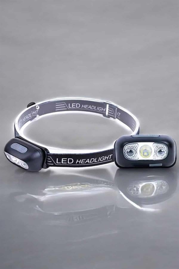 Kamp Lambası Led Işık Kafa Lambası Balıkçı Lambası Ayarlanabilir - Görsel 5