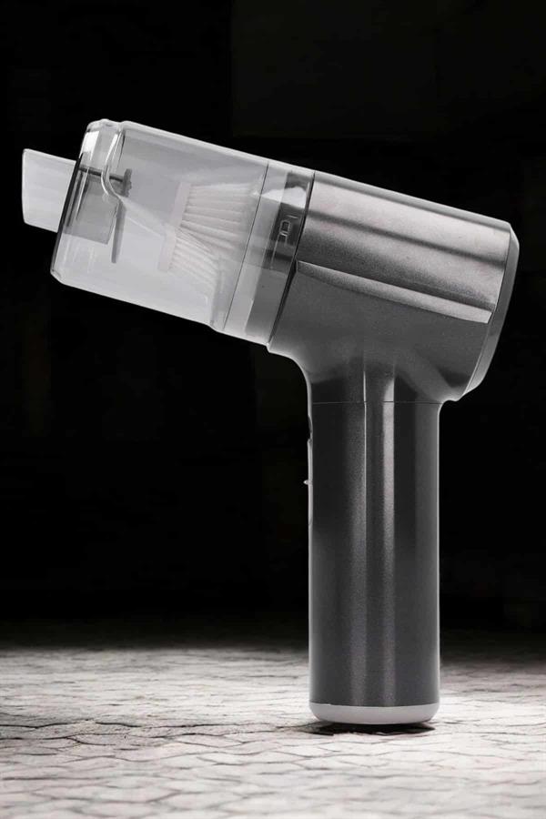 Üflemeli Güçlü Vakumlu Ev Ofis Araç Süpürgesi El Süpürgesi Şarjlı - Görsel 5