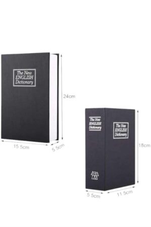 Büyük Boy Anahtarlı Kitap Görünümlü Gizli Kasa Çelik Kasa Altın Kasası