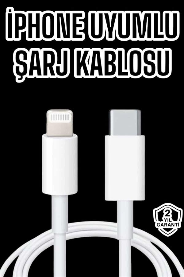 Iphone Tüm Modellerle Uyumlu Hızlı Şarj Kablosu İOS 30W - Görsel 2