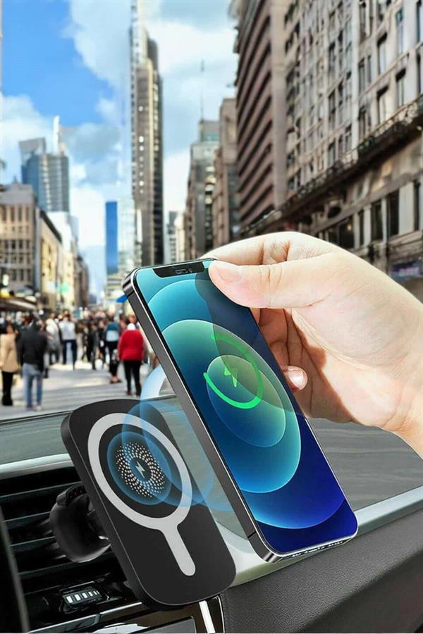 İOS Uyumlu Manyetik Tasarım Magsafe İphone 12/13/14/15 Uyumlu Powerbank - Görsel 3